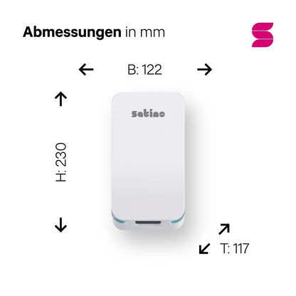 HYGINITY Sensor-Seifenspender 3-in-1 – 500 ml – weiß oder schwarz