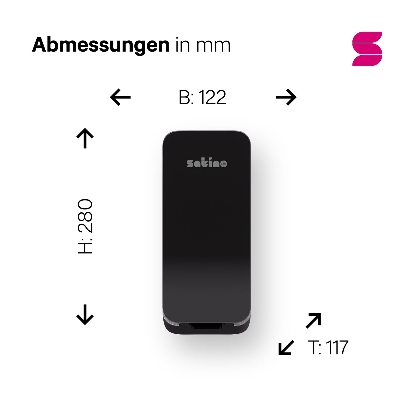 HYGINITY Sensor-Seifenspender 3-in-1 – 1.000 ml – weiß oder schwarz