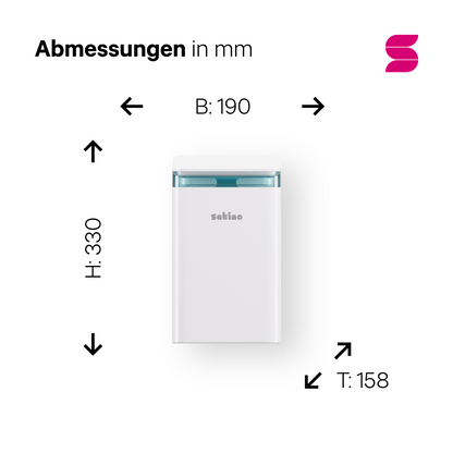 HYGINITY Hygienebox 5 l – weiß oder schwarz