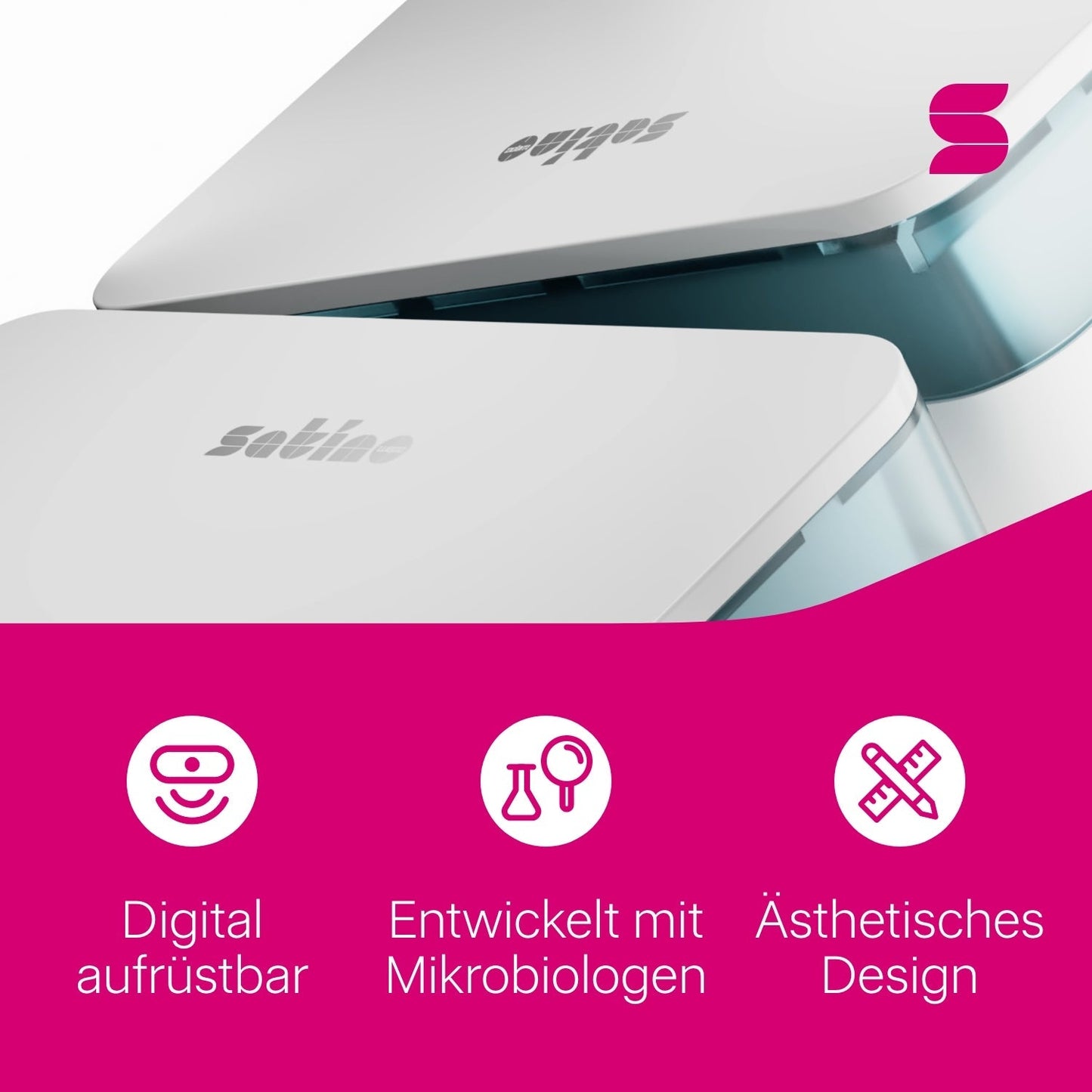 HYGINITY Toilettenpapierspender Jumbo – für XL-Rollen bis 18 cm – weiß oder schwarz