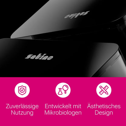 HYGINITY Seifenspender 3-in-1 manuell – 500 ml – weiß oder schwarz