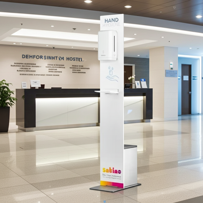 Desinfektionssäule L mit Sensor – SF1/SF2 – freistehend