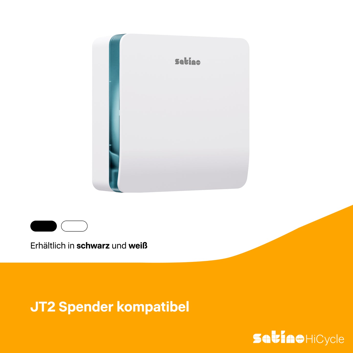 HiCycle Toilettenpapier Großrollen mit 380m je Rolle - 2-lagig