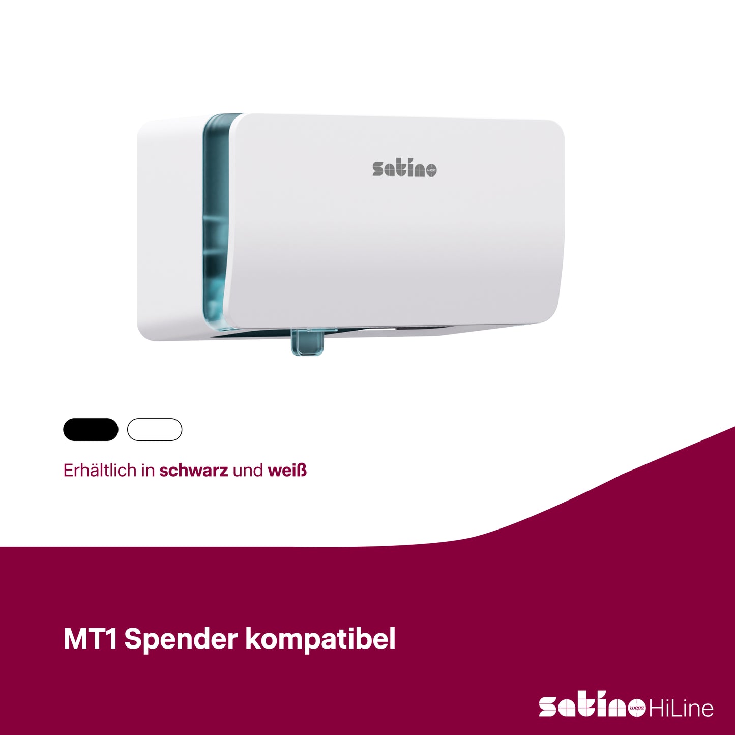 HiLine Toilettenpapier 2-lagig – 64 Rollen à 180 Blatt