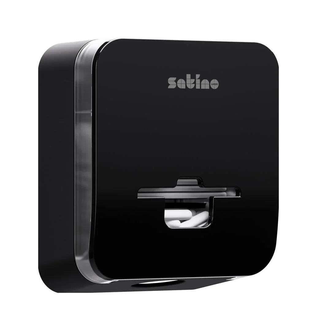 HYGINITY FemCare-Spender 3-in-1 – Binden, Tampons & Hygienebeutel – weiß, schwarz oder pink