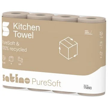 PureSoft Küchenrollen 3-lagig - 32x64 Blatt