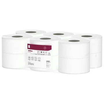 HiLine Toilettenpapier Großrollen 2-lagig – 120 m je Rolle – Art. 317871