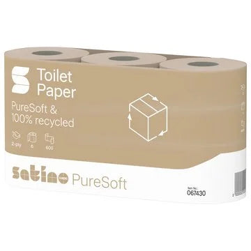 PureSoft Toilettenpapier 2-lagig - 36x600 Blatt
