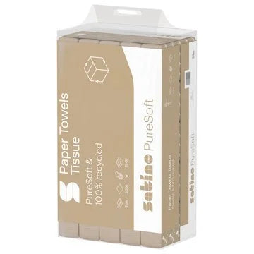 PureSoft Papierhandtücher W-Falz 2-lagig – 3.000 Blatt – 22 × 32 cm – Art. 277811