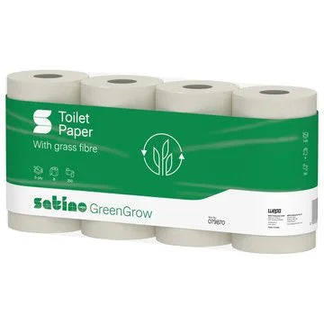 GreenGrow Toilettenpapier 3-lagig – 40 Rollen à 250 Blatt – Art. 079871