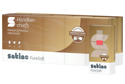 PureSoft Taschentücher 4-lagig – 225 Päckchen à 10 Tücher
